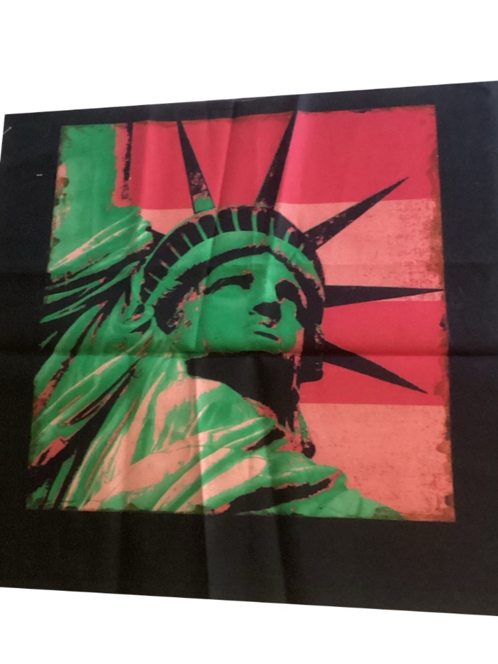 Statue of Liberty - Fabric Square - Cotton